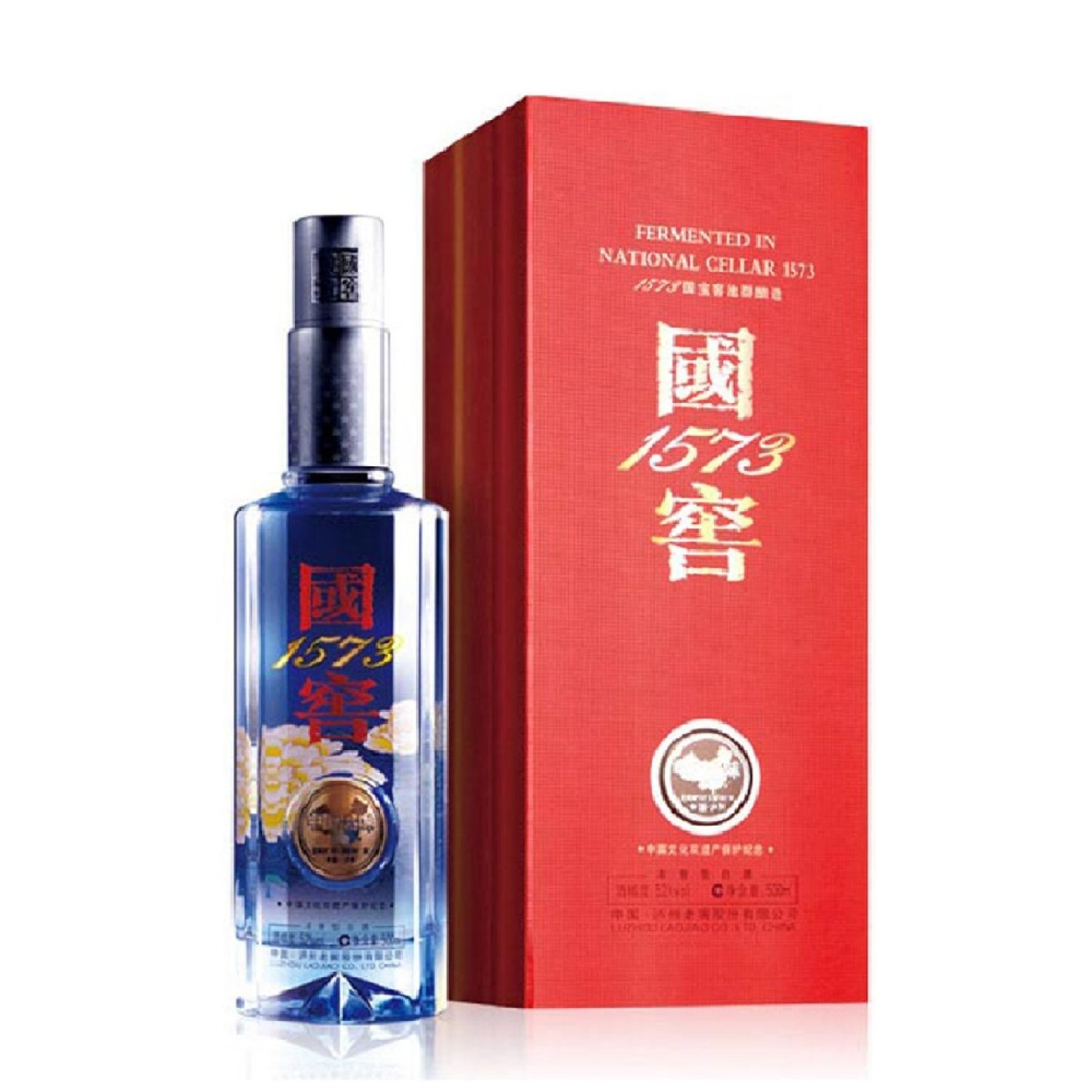 Luzhou Laojiao Guojiao National Cellar 1573 Spiritof China 52% Vol.國窖酒